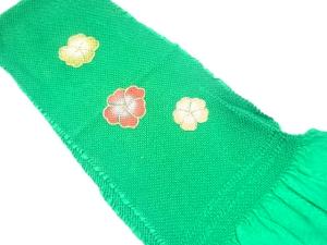 正絹　振袖用　絞り　帯揚げ